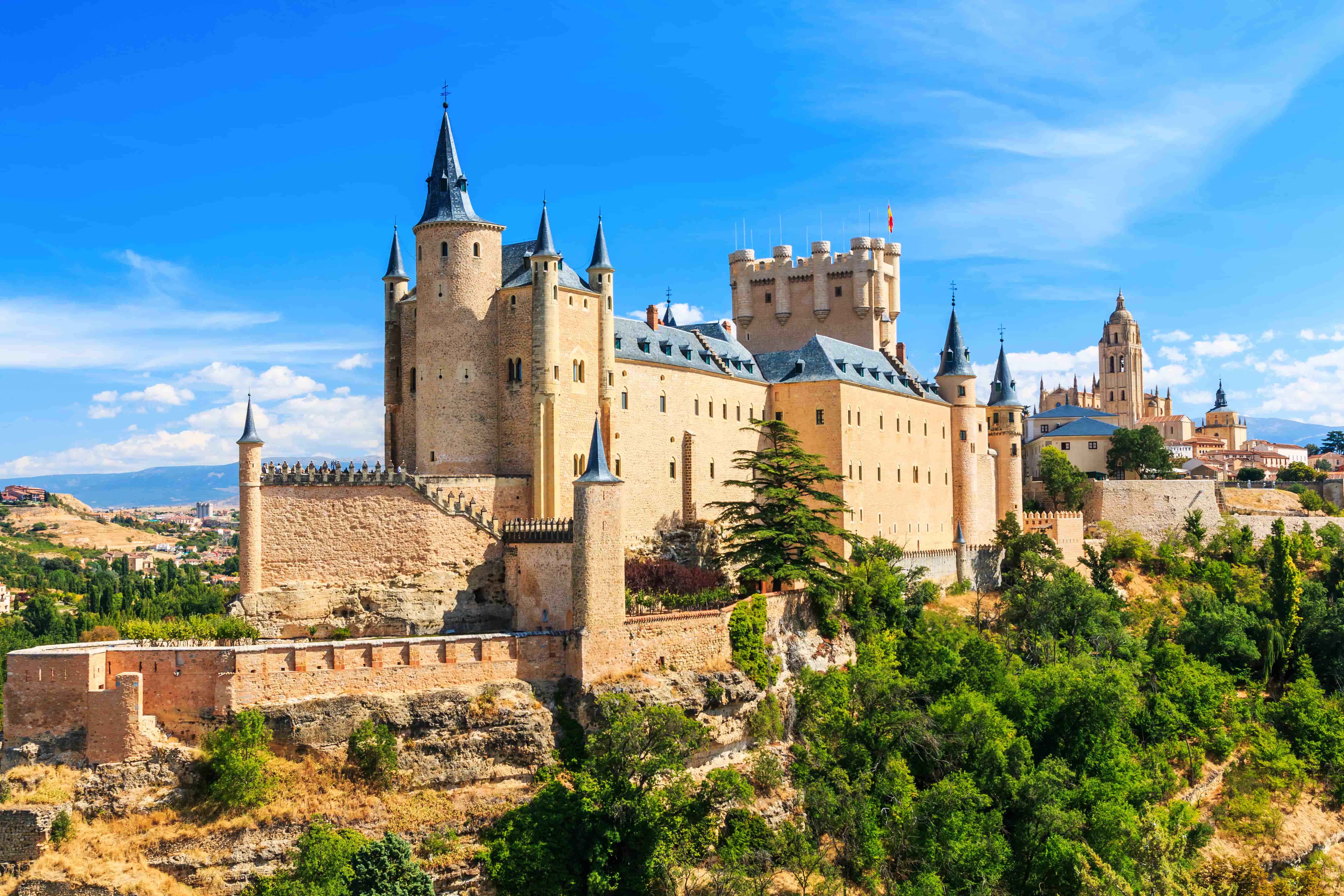 Castelo de Alcazar de Segovia, na Espanha.