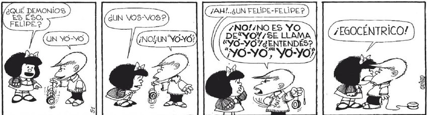 tirinha da personagem Mafalda