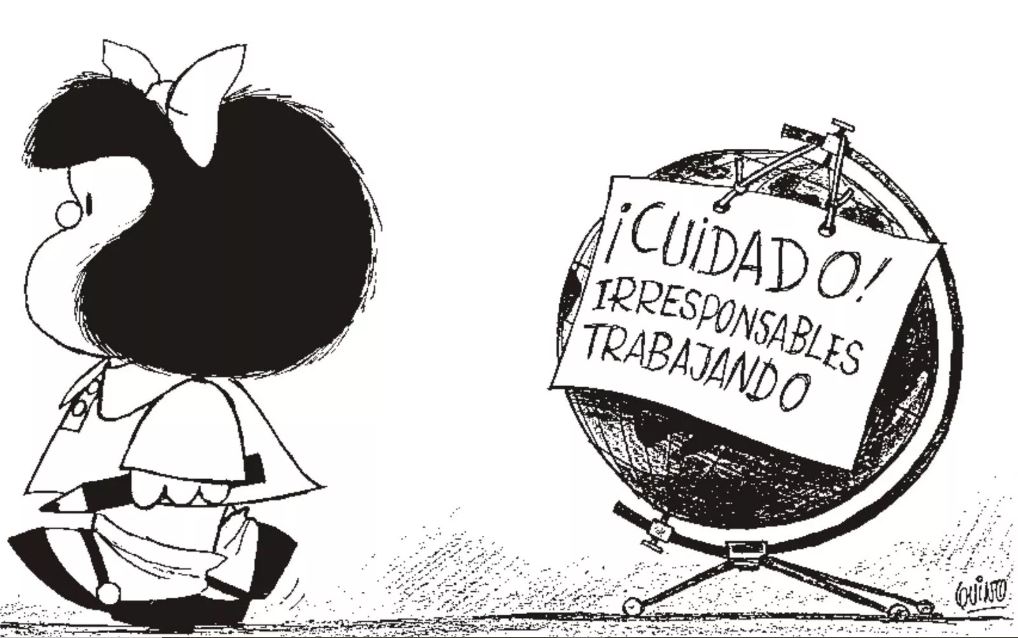 tirinha da personagem Mafalda